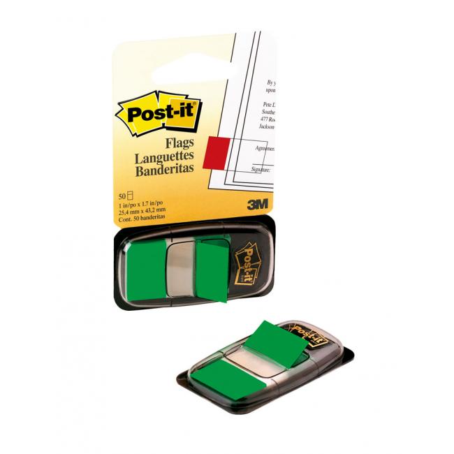 [MM068030] Záložky Post-it Index široké 25,4x43,2 zelená