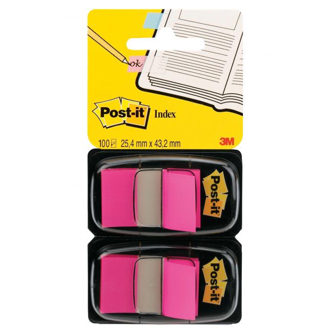 [MM068066] Záložky Post-it Index široké 25,4x43,2 ružová 2ks