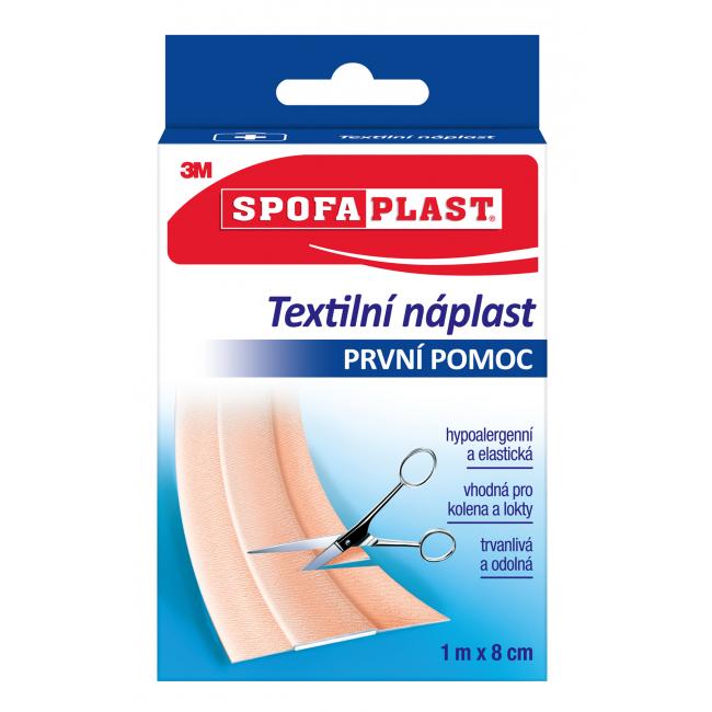 [MM114779] 3M Spofaplast 164 Textilná elastická náplasť, 1 m x 8 cm