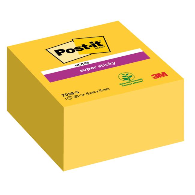 [MM202835] Samolepiaci bloček Post-it Super Sticky 76x76mm žltá 350l