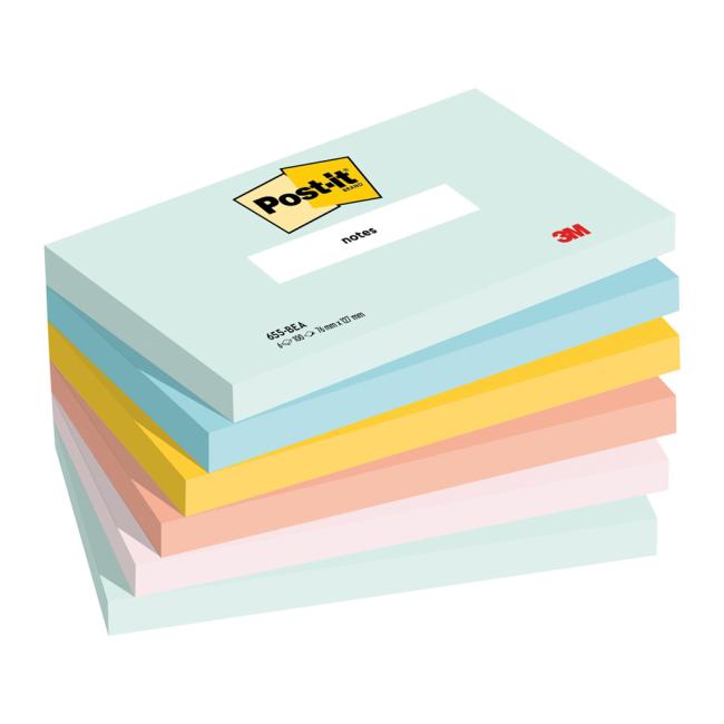 [MM259082] Samolepiaci bloček Post-it BEACHSIDE, veľkosť 76x127 mm, 6x100 lístkov