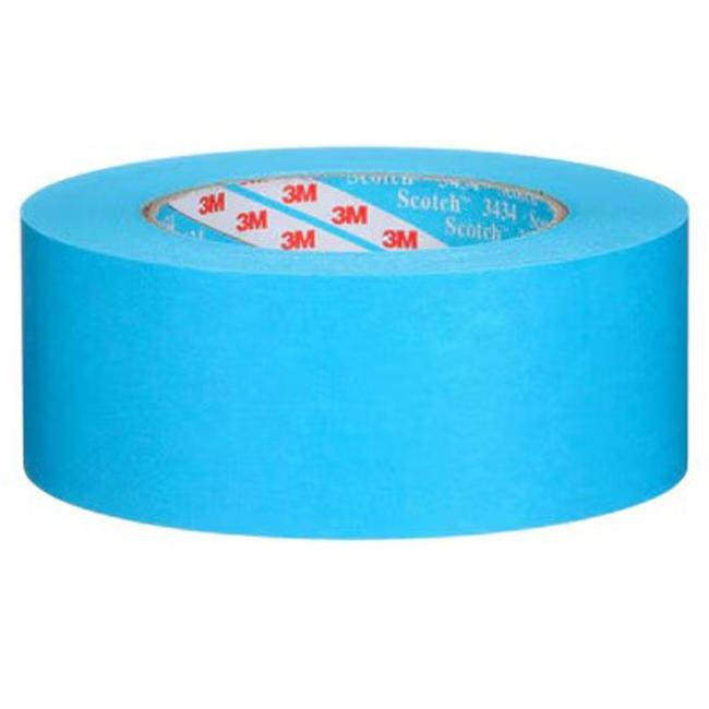 Maskovacia krepová páska 3M 3434 48mm x 50m modrá
