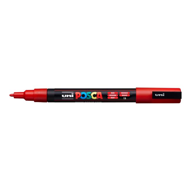 [MP284679] Popisovač uni POSCA PC-3M červený