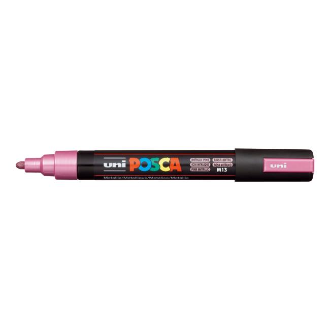 [MP286864] Popisovač uni POSCA PC-5M metalicky ružový