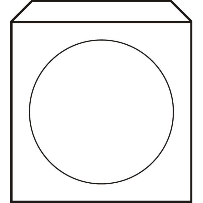 [OB201070] Obálky na CD 125x125 s okienkom 100 ks