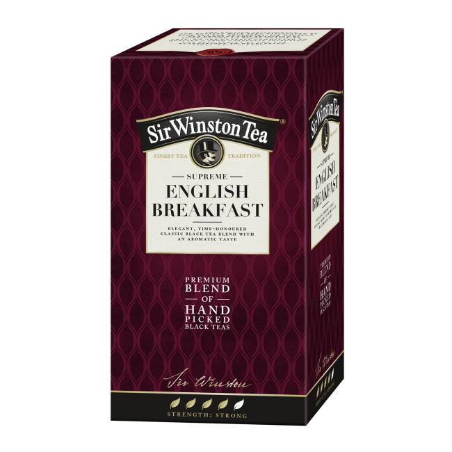 [PT604933] Čaj SIR WINSTON Supreme English Breakfast HB 20 x 1,8g