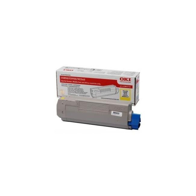 Toner OKI 43872305 yellow (2.000 str.) pre C5650/C5750