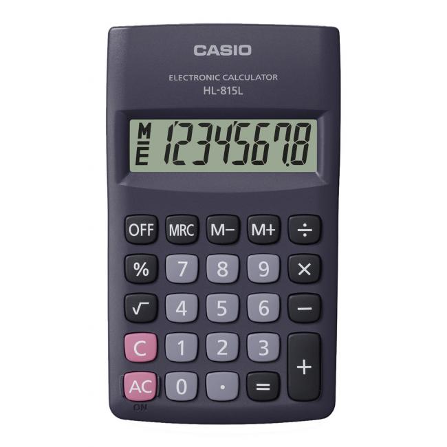 [CS815000] Kalkulačka Casio HL-815L vrecková čierna