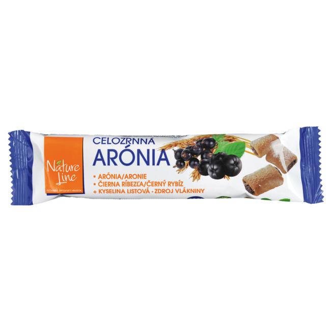 [PT800164] NATURE LINE sušienky celozrnné ARÓNIA 65 g