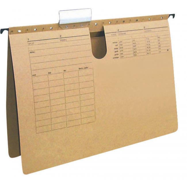 [QC000554] Závesný obal s rýchloviazačom Q-CONNECT recyklovaný hnedý