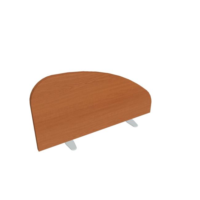 [ON075150] Paraván Hobis na plochu stola, oblý, 80 cm, čerešňa