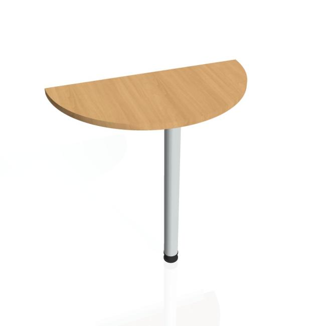 Doplnkový stôl Gate, 80x75,5x40 cm, buk/kov