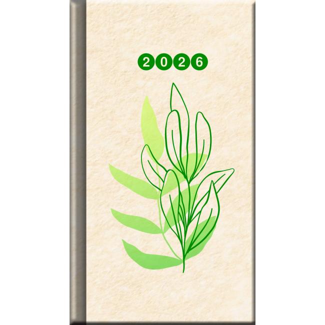 [D133] Diár týždenný FSC A6 8x14 cm - EKO 2026