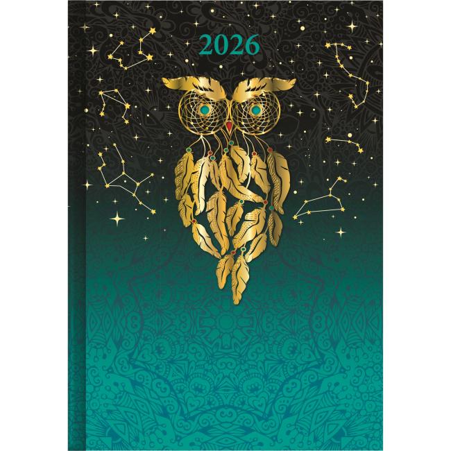 [D18] Diár týždenný A5 14,2 x 20,4 cm - ART Lapač snov 2026