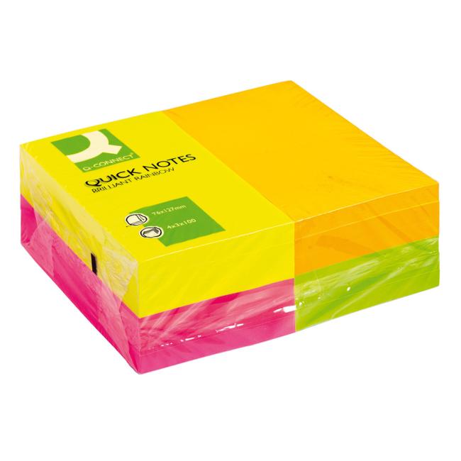 [QC001350] Samolepiaci bloček Q-CONNECT 127x76 briliant