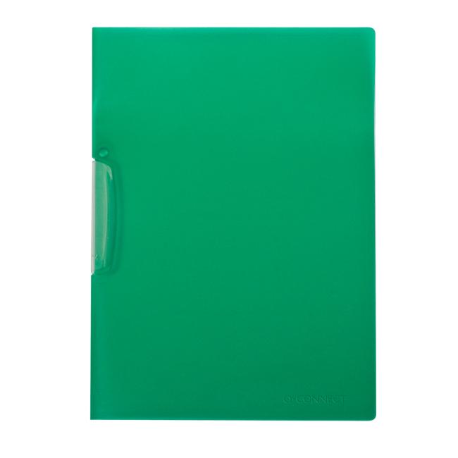 [QC002136] Obal s klipom plastovým Q-CONNECT zelený