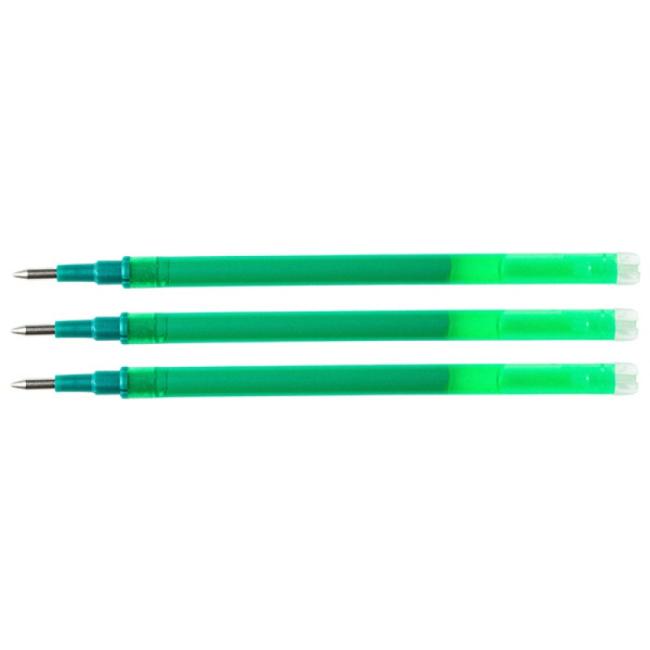 Náhradná náplň do gumovacieho rollera Q-CONNECT 0,7mm zelená3 ks