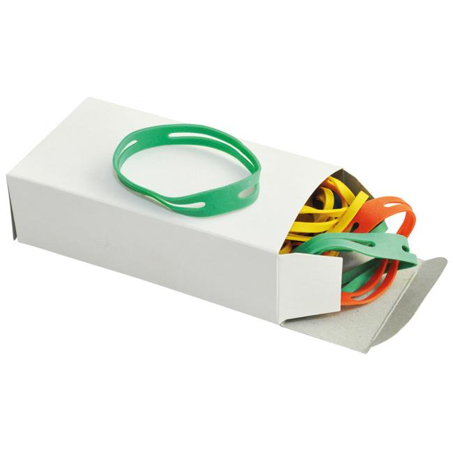 [QC014678] Gumičky balíkové Q-CONNECT 50x11 mm mix farieb 100g