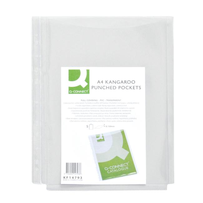 [QC014793] Euroobal na katalógy Q-CONNECT 150mic 5ks v sáčku