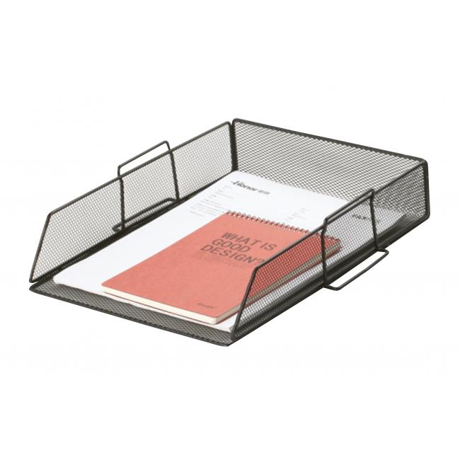 [QC017293] Drôtený odkladač Q-CONNECT A4 čierny