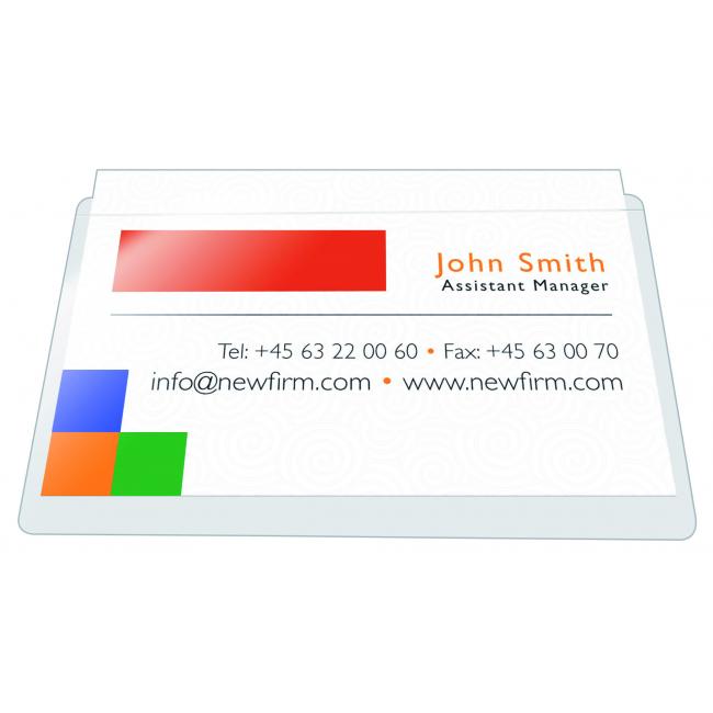 [QC027040] Samolepiace vrecko vizitkové s otvorom zhora Q-CONNECT 56x93mm 100ks