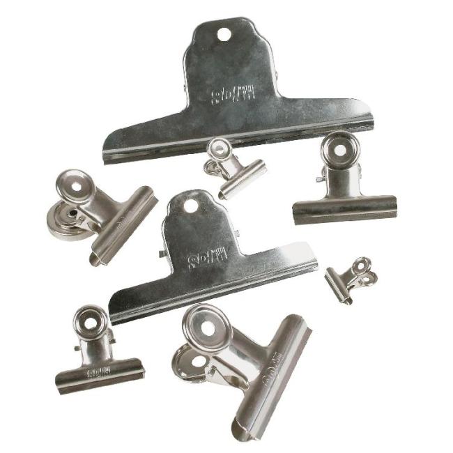 [SA114300] Klip na dokumenty pružinový 102mm