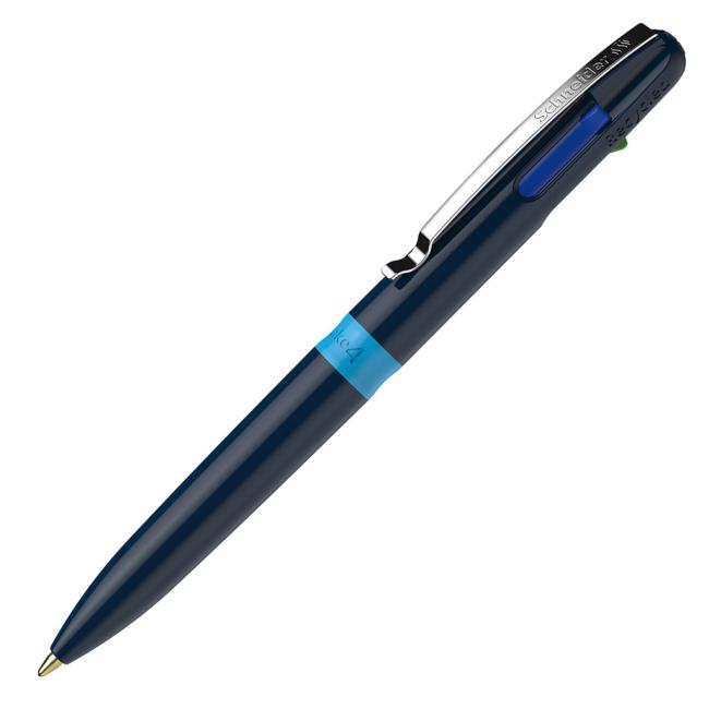 [SN138003] Guľôčkové pero Schneider Take 4 modré so štyrmi náplňami