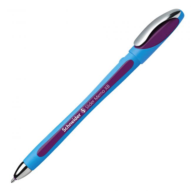 [SN150208] Guľôčkové pero Schneider Slider memo XB fialové