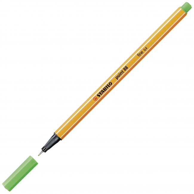 Liner STABILO Point 88 listová zelená