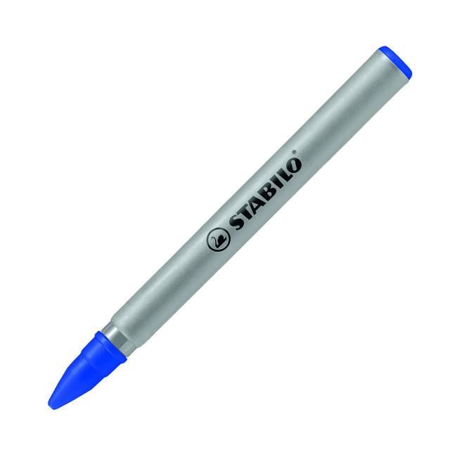 Náhradná náplň do rollera Stabilo Easy original fine modrá, 3 ks