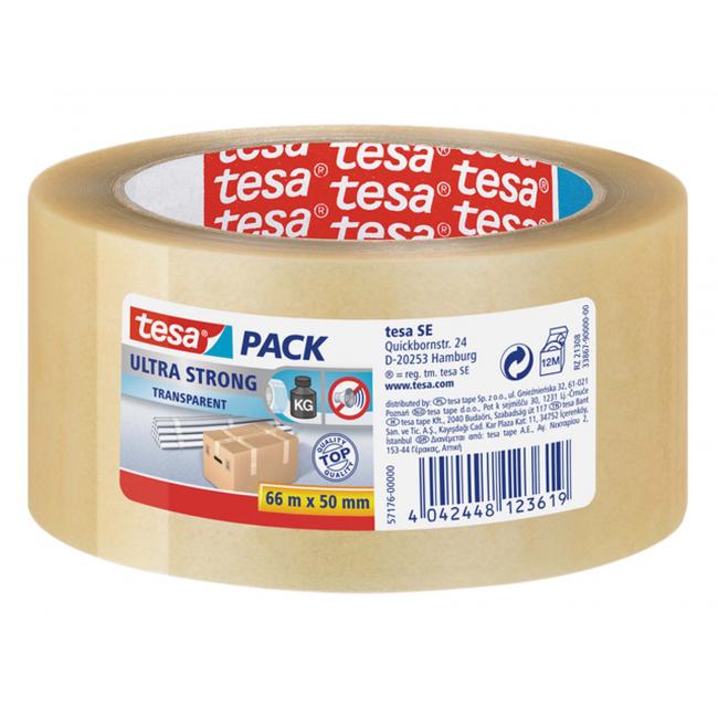 Baliaca lepiaca páska TESA ultra strong 50 mm x 66 m priehľadná