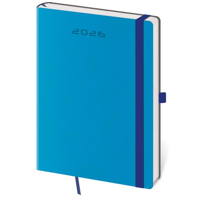 [DF422-2] Diár Flexies denný A5 14,3x20,5cm modrý 2026