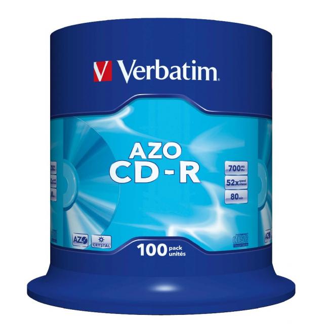 [VE434300] Verbatim CD-R 700 MB cake 100 ks