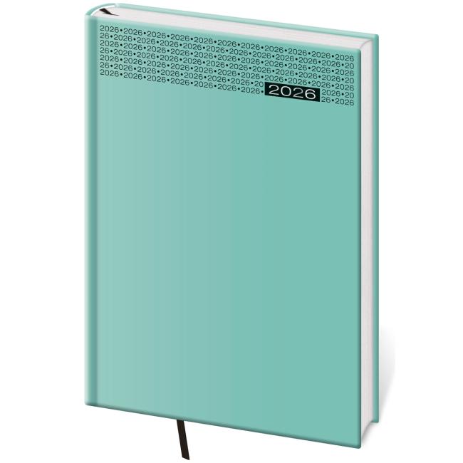 [DG422-7] Diár Gommato denný A5 14,3x20,5 cm tyrkysový 2026