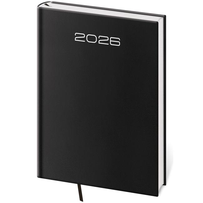 [DK422-1] Denník Old Karachi daily A5 14,3x20,5 cm čierny 2026