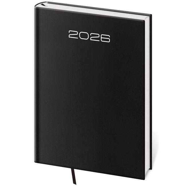 [DK423-1] Diár Old Karachi weekly A5 14,3x20,5 cm black 2026