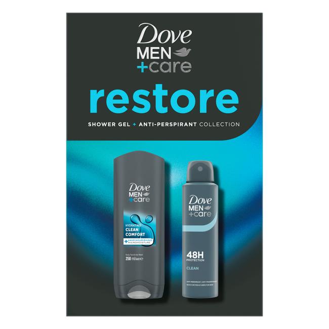 [XM235403] Dove Clean Comfort (Restore) pánska darčeková sada 2 ks