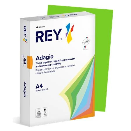 Kopírovací papier farebný Adagio zelený tmavý A4, 80g
