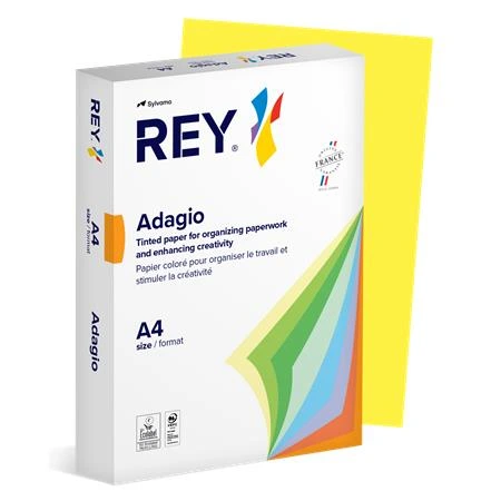 Kopírovací papier farebný Adagio žltý tmavý A4, 80g