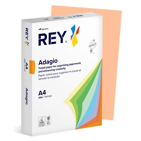 Kopírovací papier farebný Adagio lososová A4, 80g