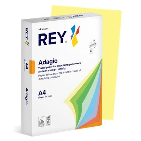 Kopírovací papier farebný Adagio žltá svetlá A4, 80g