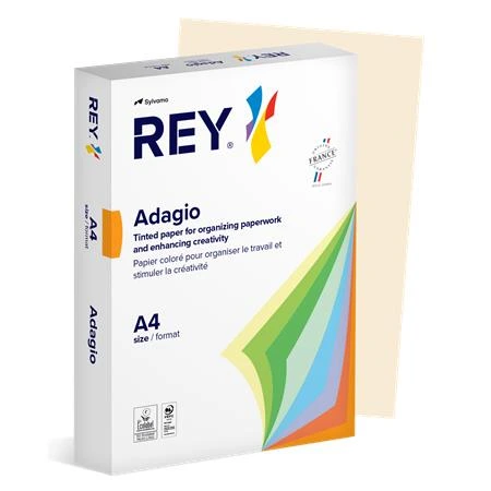 Kopírovací papier farebný Adagio slonovina A4, 80g