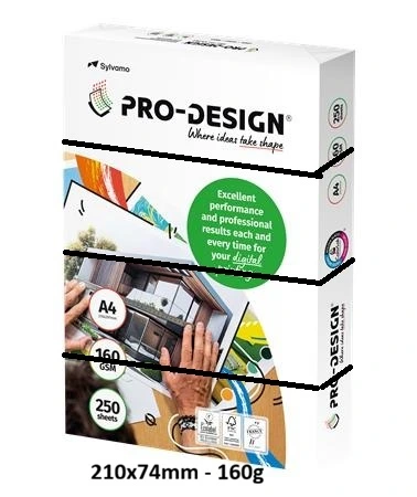 [PA991123] Kopírovací papier Pro-design 210x74mm, 160g