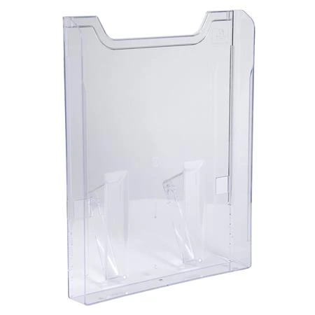 Držiak na katalógy, nástenný, A4, stojatý, EXACOMPTA "Office", priehľadný