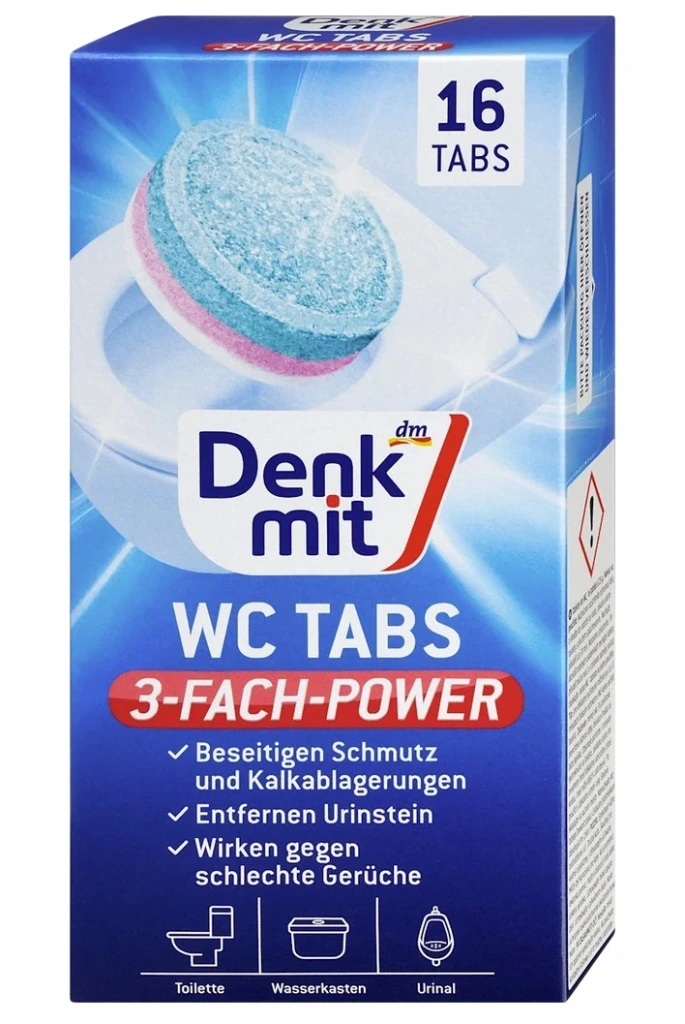 [JV158608-C] Tablety Denkmit do WC s 3-fázovou silou, 400 g (Contracted)