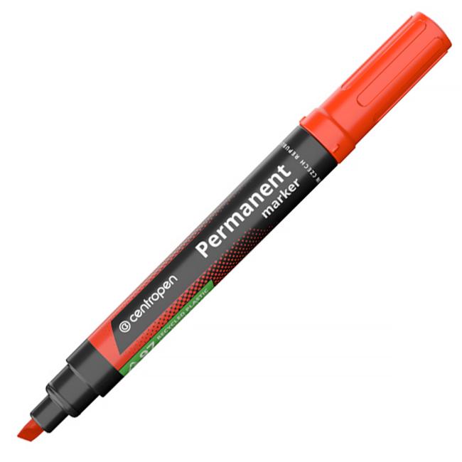 Permanentný popisovač Centropen 8576 červený (Contracted)