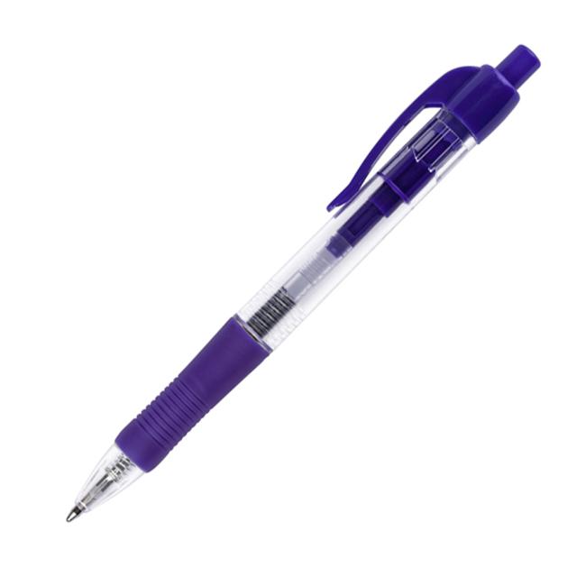 [QC000268-C] Guľôčkové pero D.rect klikacie modré (Contracted)