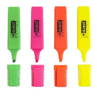 [DR011160-C] Zvýrazňovač D.Rect 1127, 2-5 mm, súprava 4 farieb (Contracted)