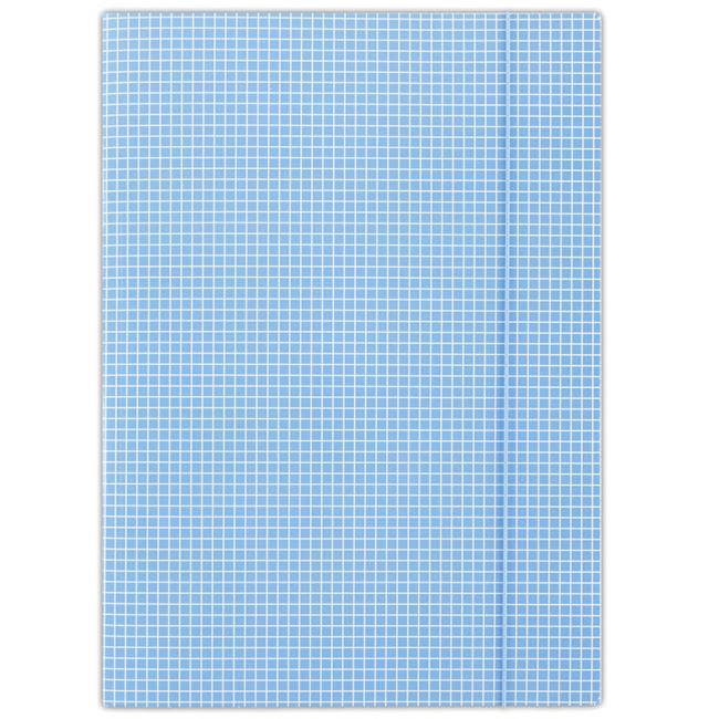 [DO206910] Kartónový obal s gumičkou DONAU modré káro