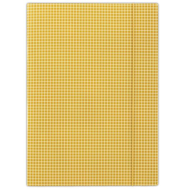 [DO206912] Kartónový obal s gumičkou DONAU oranžové káro